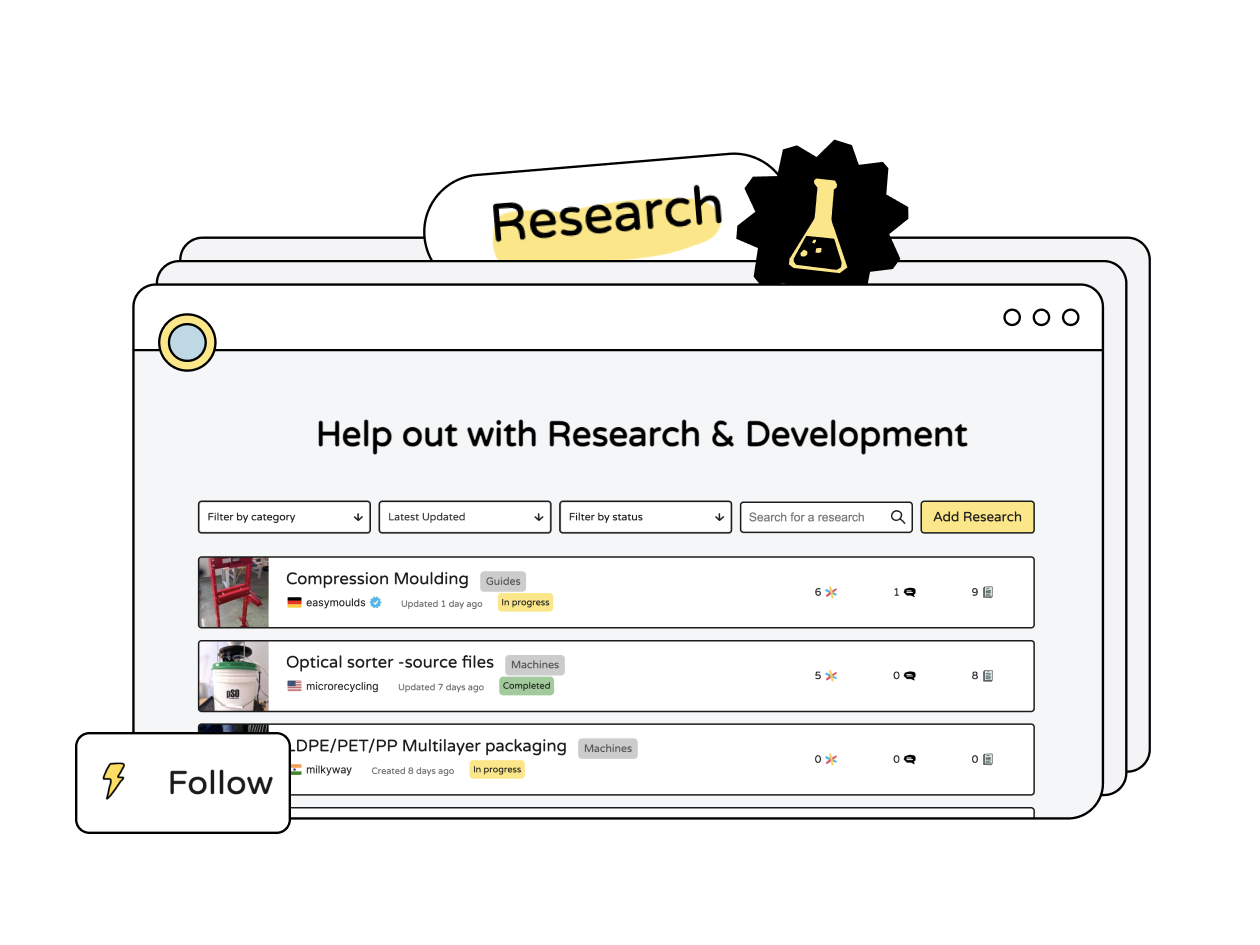 screenshot preview of the research module